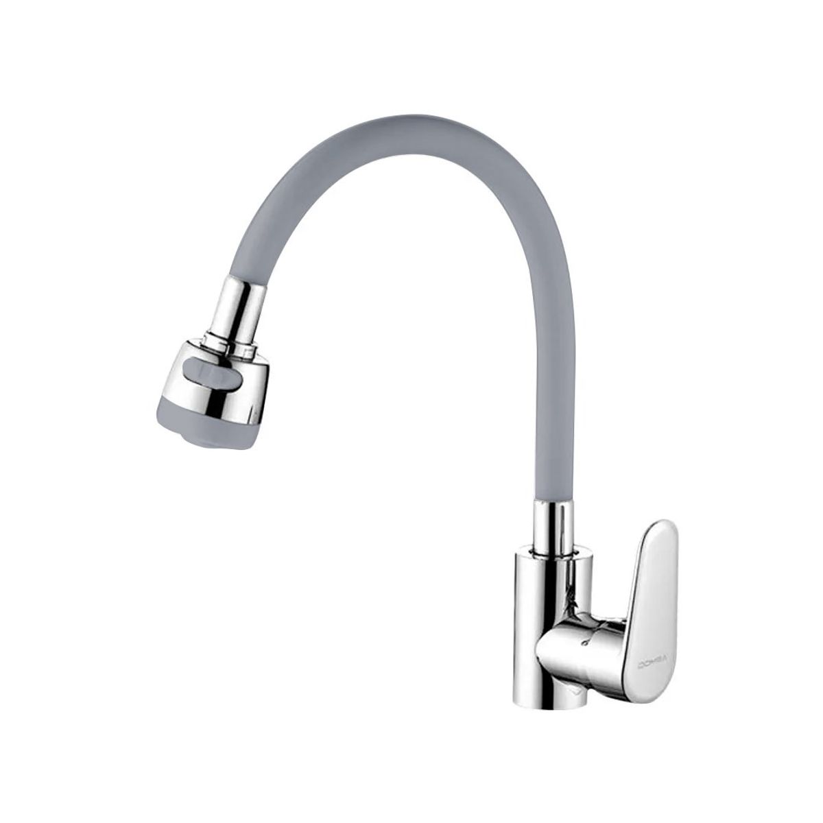 GENERICO - Manguera Flexible Cuello Lavaplatos Cocina Gris