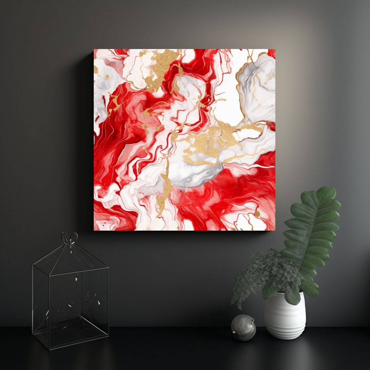 GENERICO - Pinturas De Decoración En Relieve Digital De 80x80 Cm