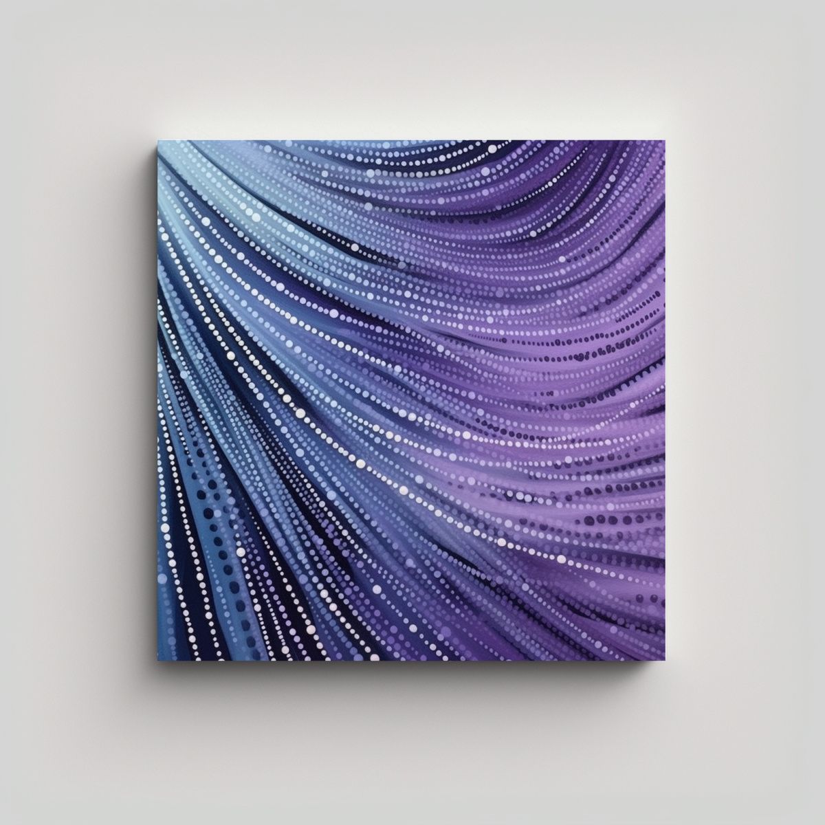 GENERICO - Pinturas Decorativas Con Inspiradoras Rayas 80x80 Cm