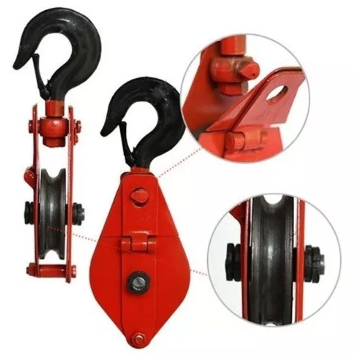 GENERICO - Roldana 1 Tonelada Con Polea Gs Optimus