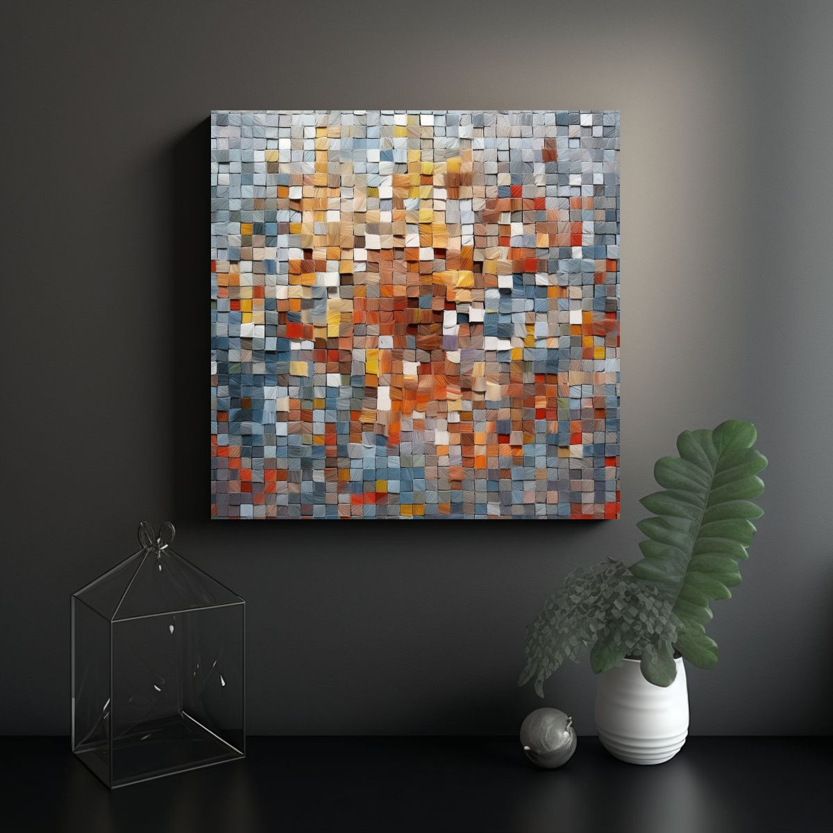 GENERICO - Cuadro Fotografía Sala: Cuadros Grandes 90x90 Cm