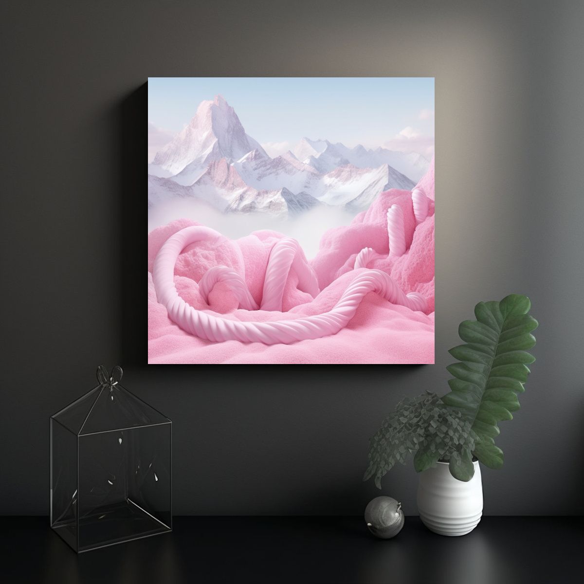 GENERICO - Pinturas Decorativas De Manguera Soñadora En 60x60 Cm