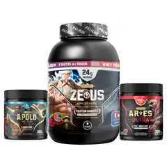 PALIKOS FITNESS - Zeus complex Frutos del bosque1 kg + creatina 300g + pre entreno 321g