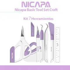 GENERICO - Juego de 7 herramientas para tapetes marca NICAPA