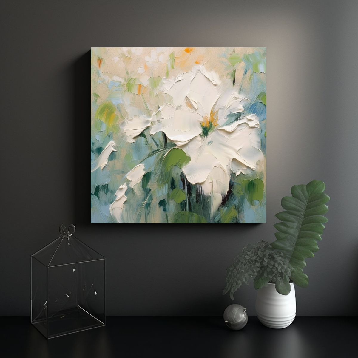 GENERICO - Cuadro Impreso Vida Estilo áspero De 50x50 Cm