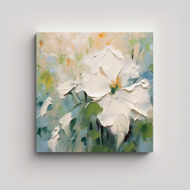 GENERICO - Cuadro Impreso Vida Estilo áspero De 60x60 Cm