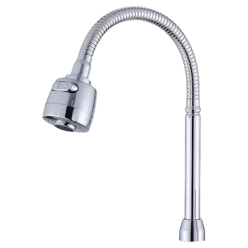 GENERICO - Manguera Flexible Cuello Lavaplatos Cocina Cromada