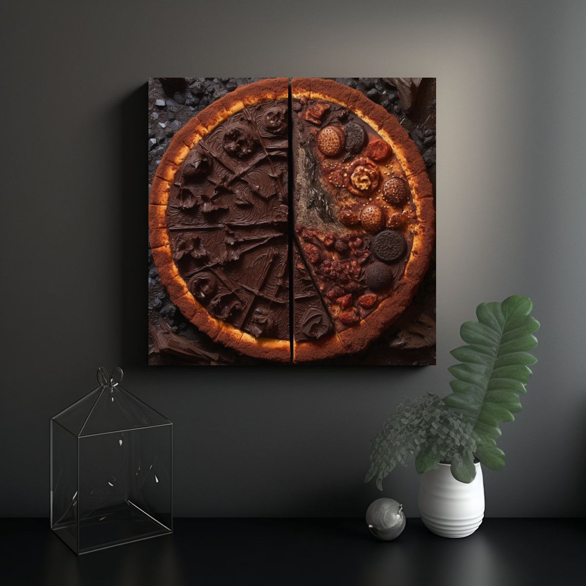 GENERICO - Pintura De Decoración De Dormitorio Con Un 60x60 Cm