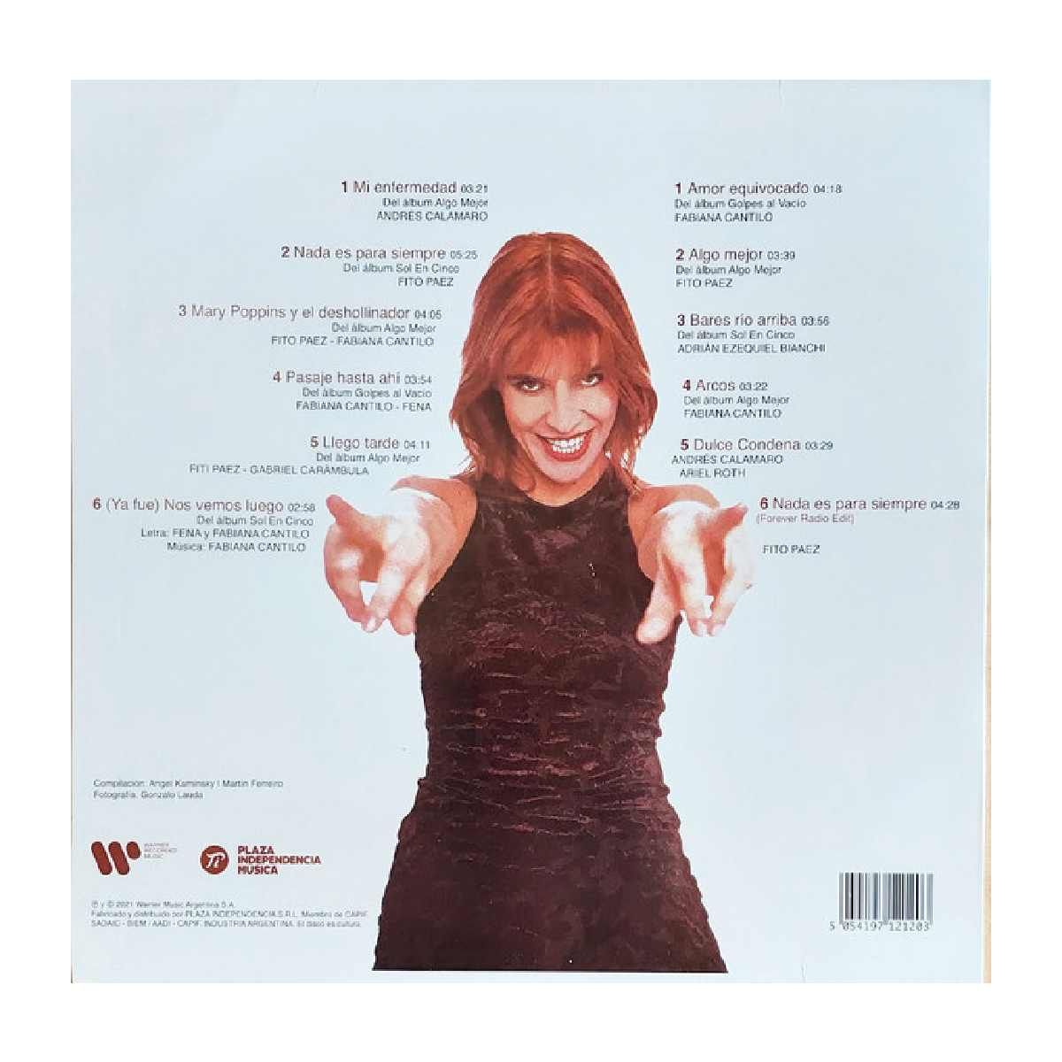 GRUPO LASER DISC - VINILO FABIANA CANTILO LO MEJOR 1LP