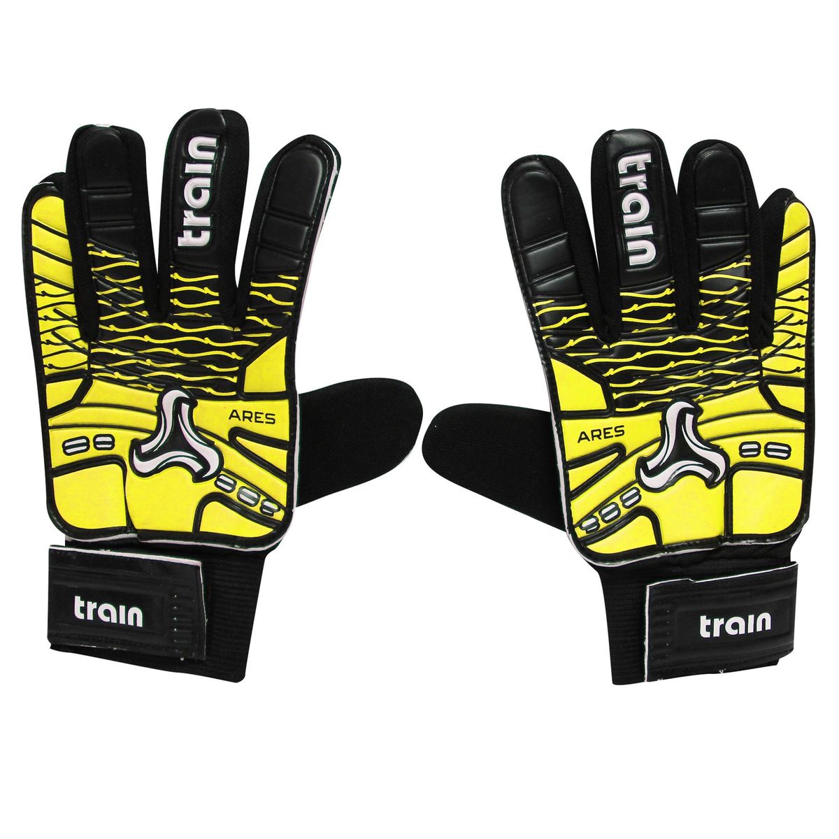 TRAIN - GUANTE DE ARQUERO ARES TRAIN AMARILLO T6