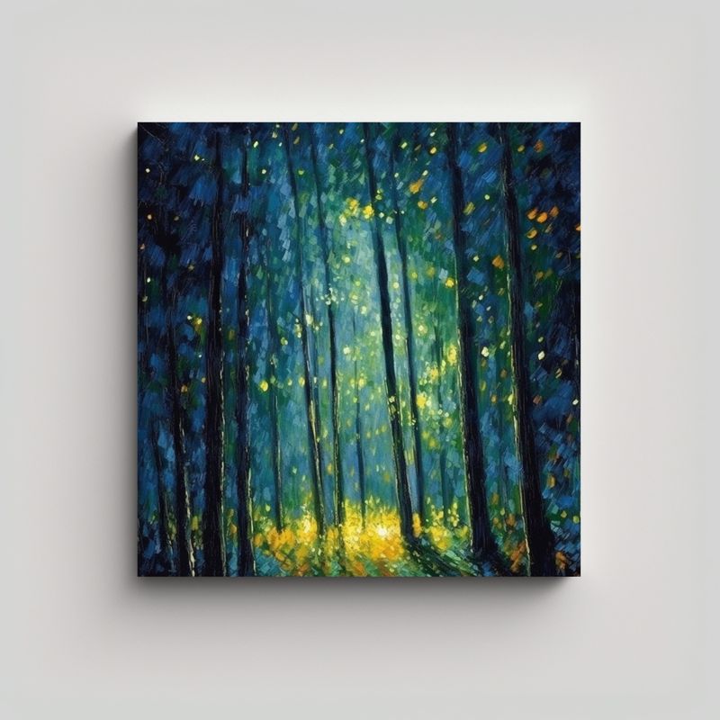 GENERICO - Pinturas Decorativas De Estilo Monet En Lienzo De 60x60 Cm