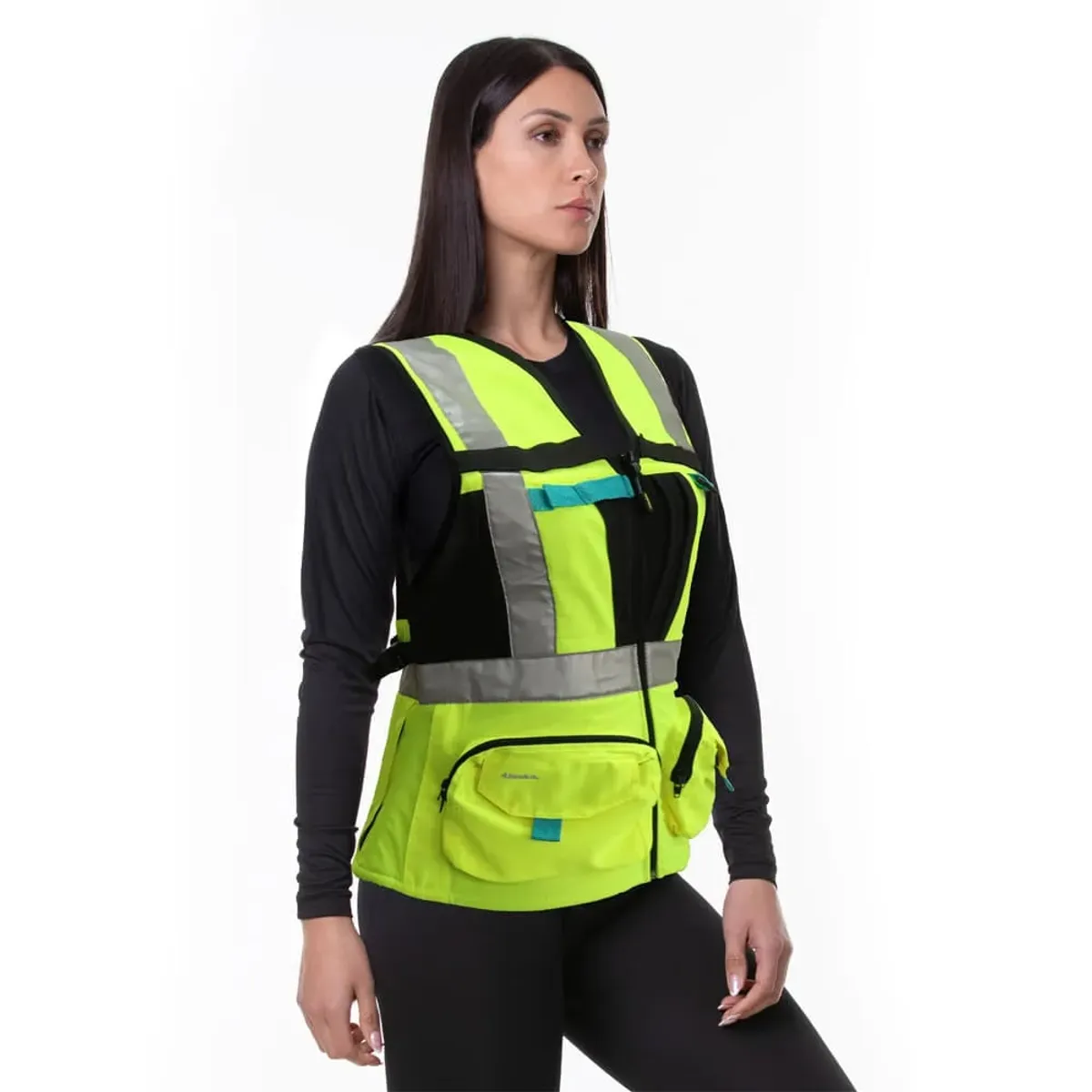 ALASKA - Chaleco Geólogo Alaska Xpert Mujer Amarillo Ropa De Trabajo