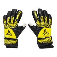 GUANTE DE ARQUERO CON FERULA AMARILLO CRONOS T/8