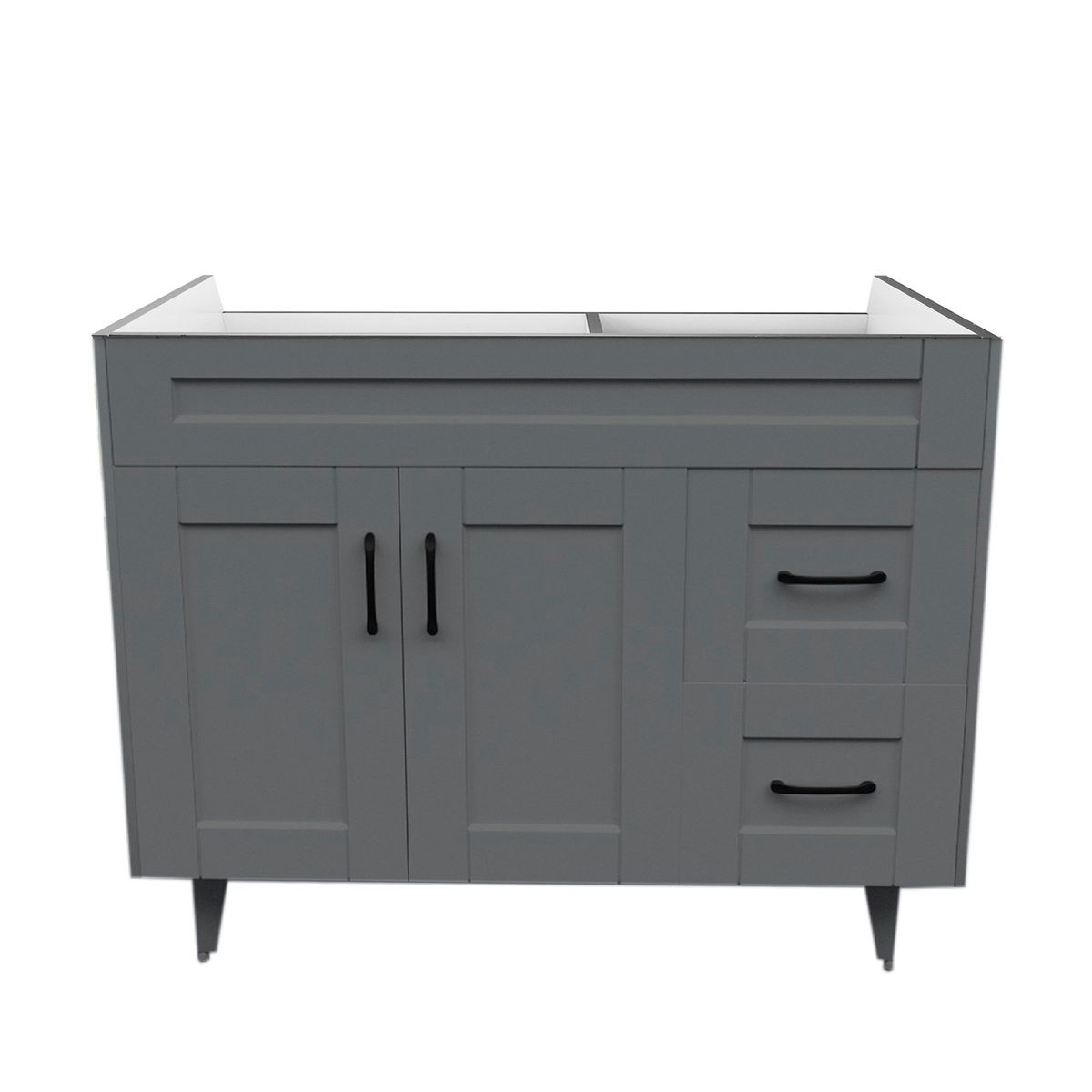 DOMSA - Mueble base para baño Deluxe 100SK Gris 98x80x45cm
