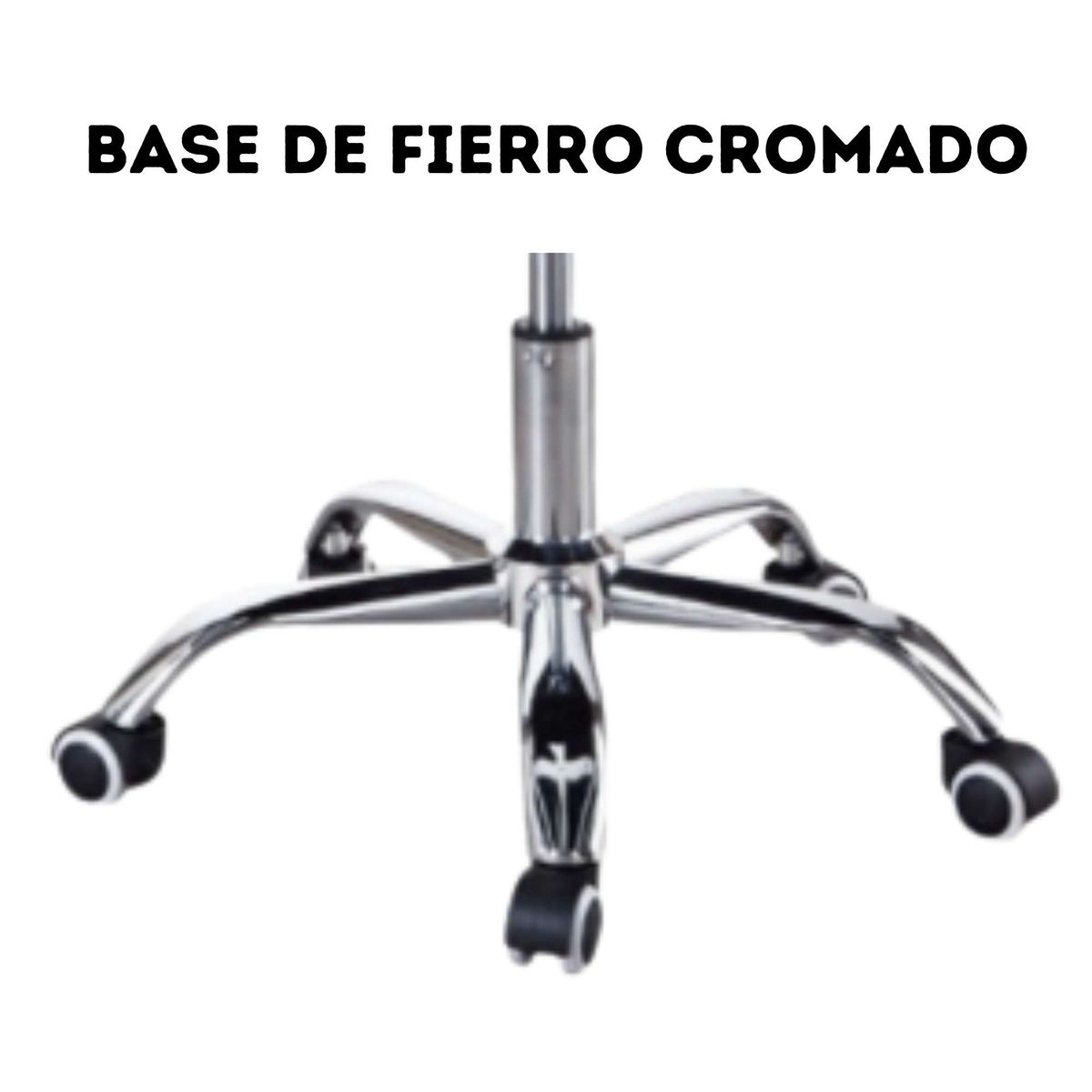 GENERICO - Silla de oficina ergonómica giratoria altura ajustable Roja