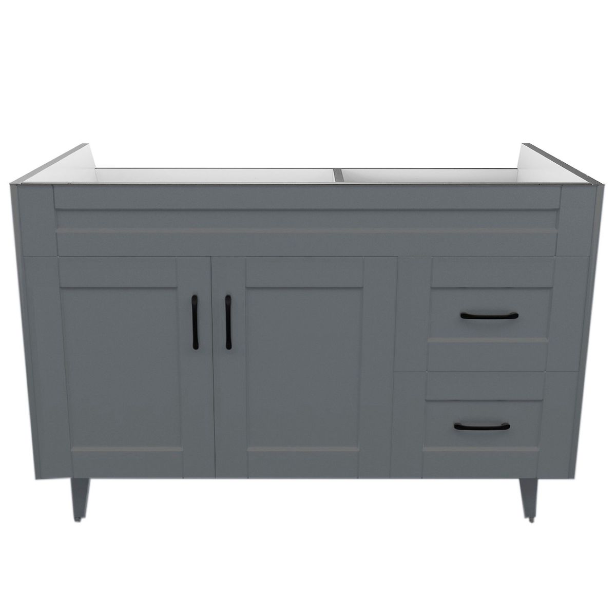 DOMSA - Mueble base para baño Deluxe 120SK Gris 118x80x45cm