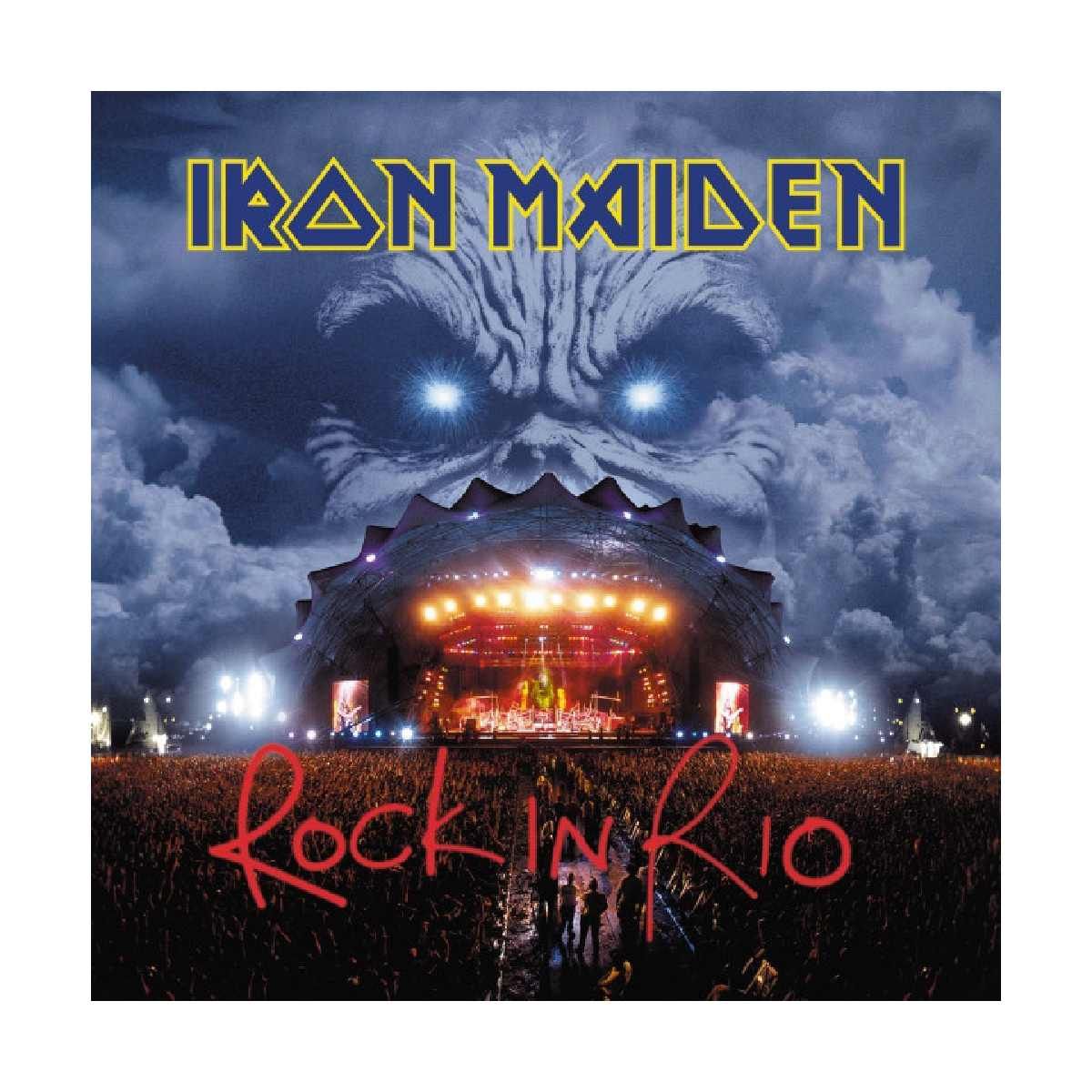 GRUPO LASER DISC - VINILO IRON MAIDEN  ROCK IN RIO 3LP