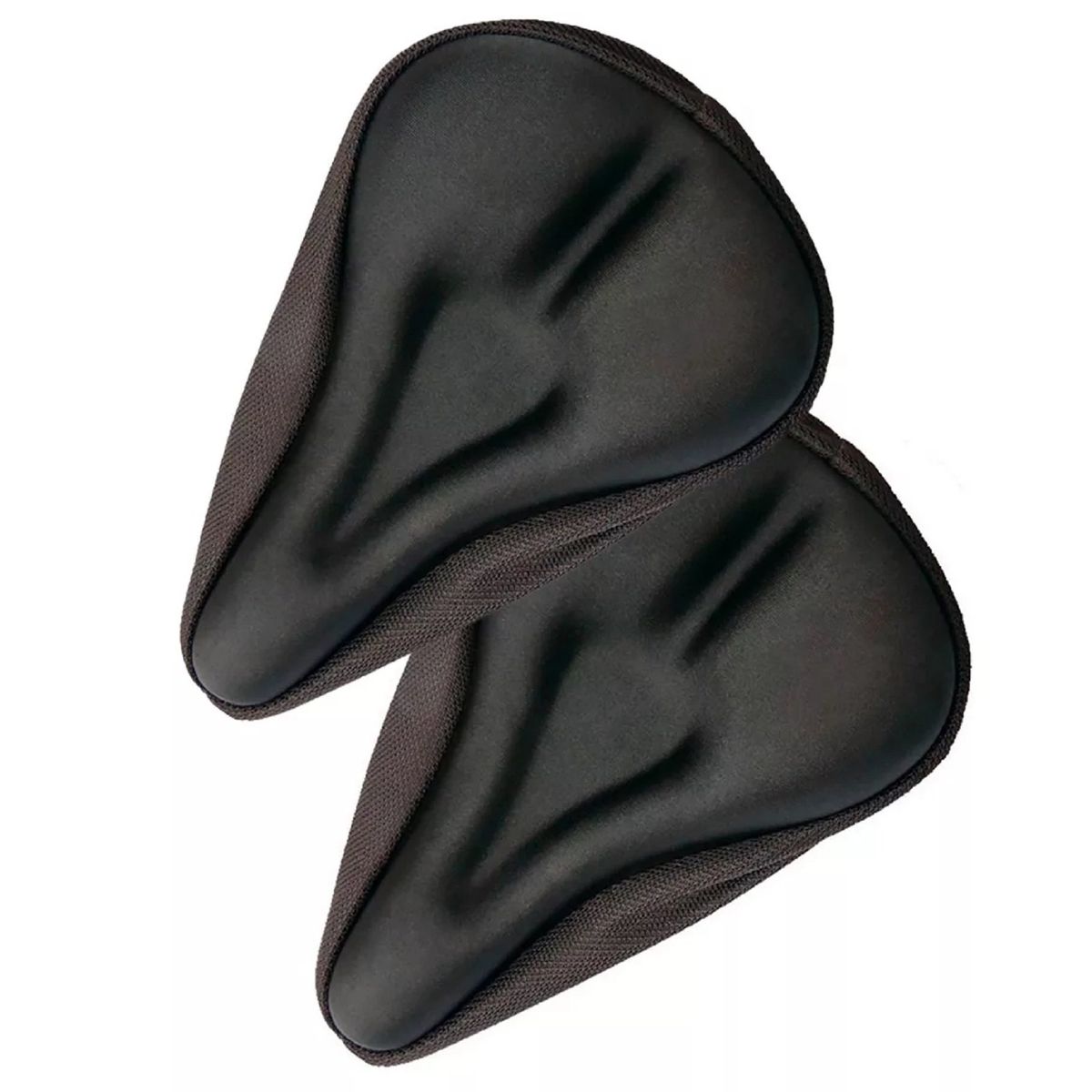 GENERICO - 2 Cubre Sillín Gel Doble Asiento Bicicleta