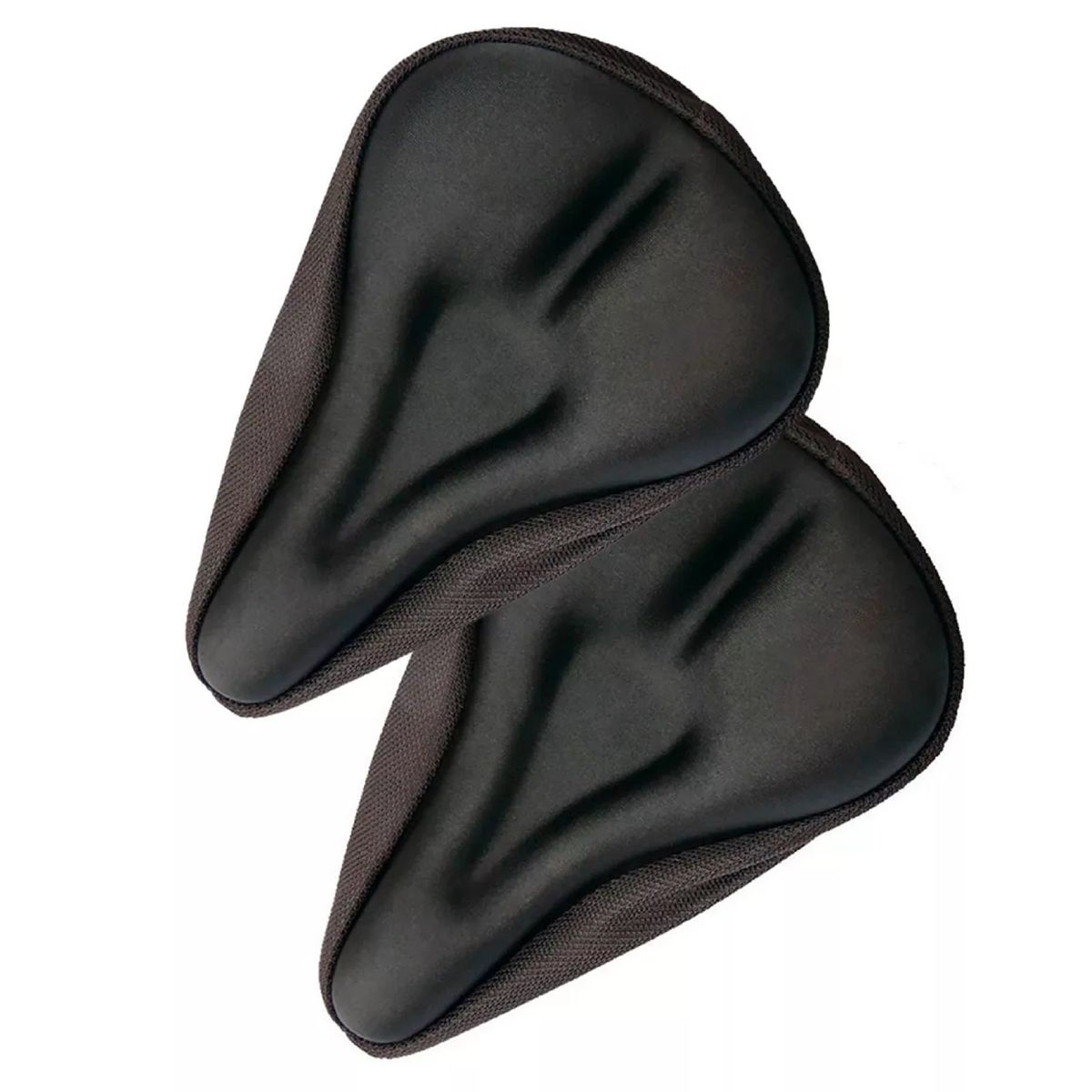 GENERICO - 2 Cubre Sillín Gel Doble Asiento Bicicleta