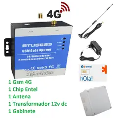 GENERICO - Abre Porton Con Celular GSM Rtu-5025 4G 1000 Usuarios