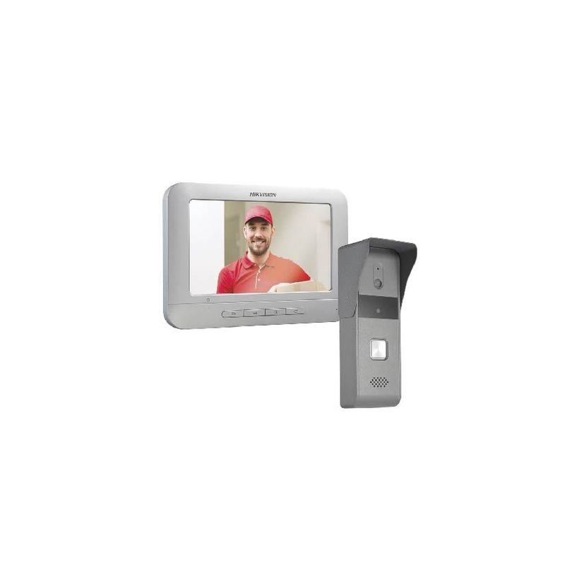 HIKVISION - Kit Video Portero Analogico Hikvision Pantalla Lcd 7 Ds-kis203