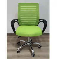 Silla De escritorio secretarial ergonómica giratoria Verde