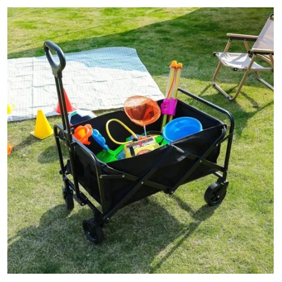 GENERICO - Carro de arrastre para Compras - Carrito de Mercado Plegable