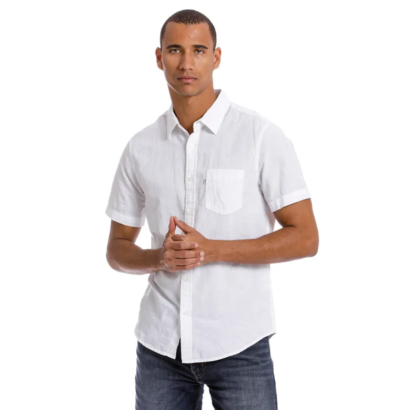 LEVIS - Camisa Hombre Classic Standard Blanco Levis