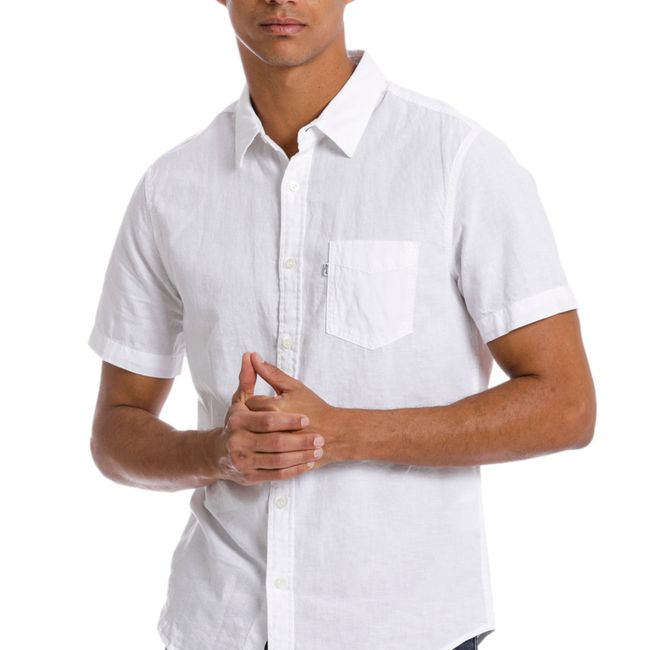 LEVIS - Camisa Hombre Classic Standard Blanco Levis