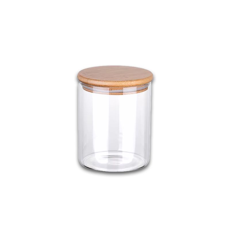 GENERICO - Frasco Especiero Ctapa Madera Vidrio 12x85 Cm 600ml
