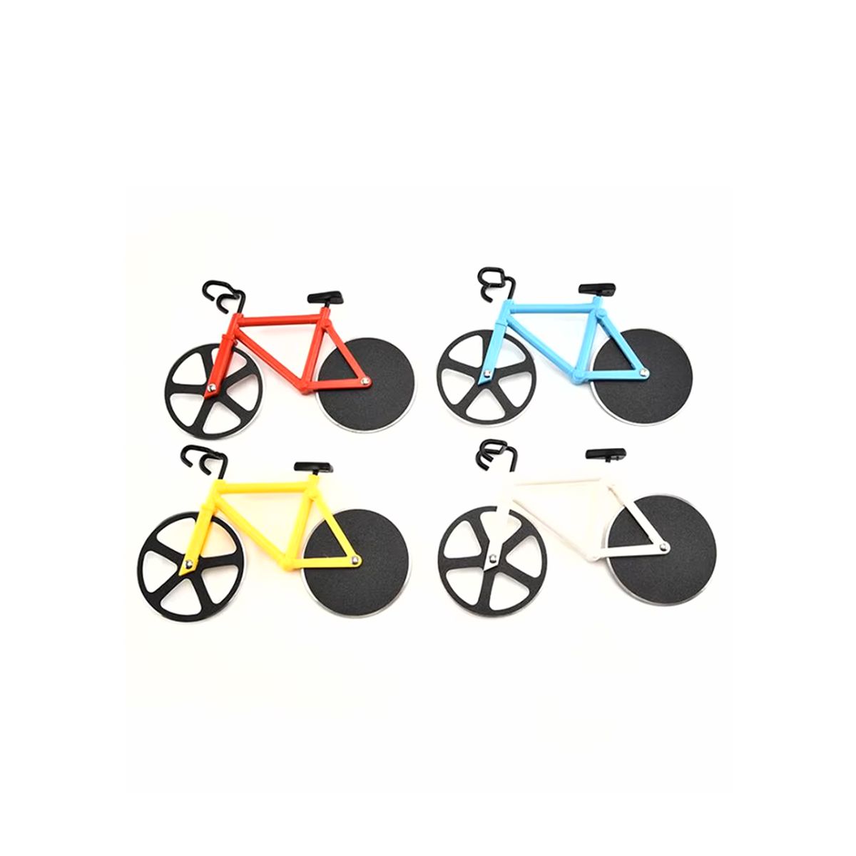 GENERICO - Corta Pizza Bicicleta Rebanador Masa Cortador Fondant Cocina