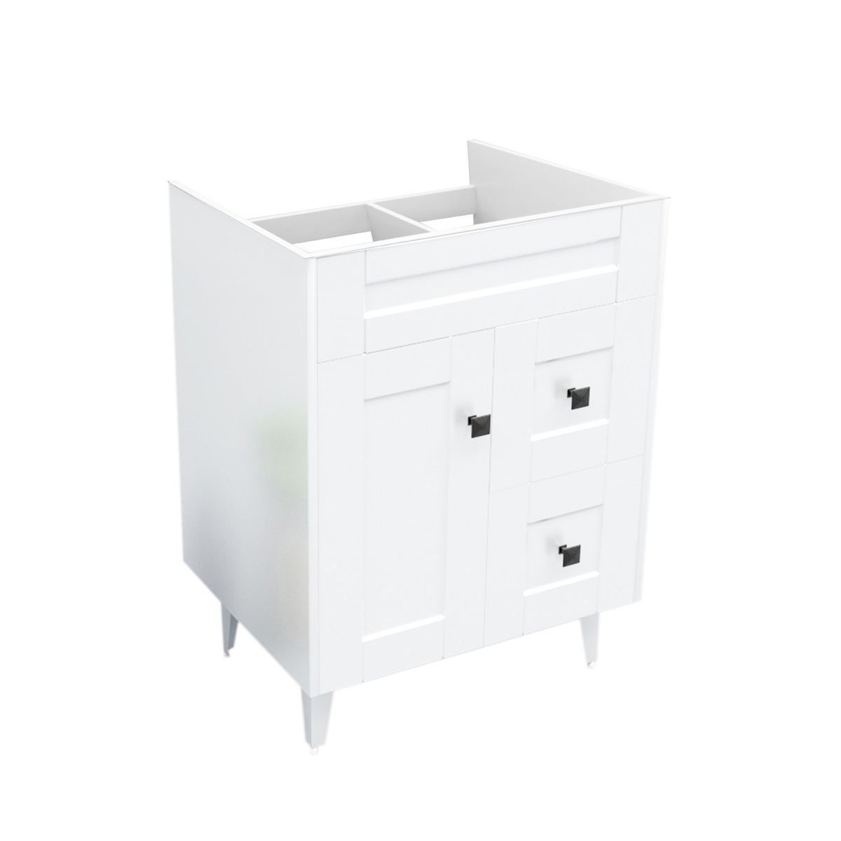 DOMSA - Mueble base para baño Deluxe N60SK Blanco 58x80x45cm