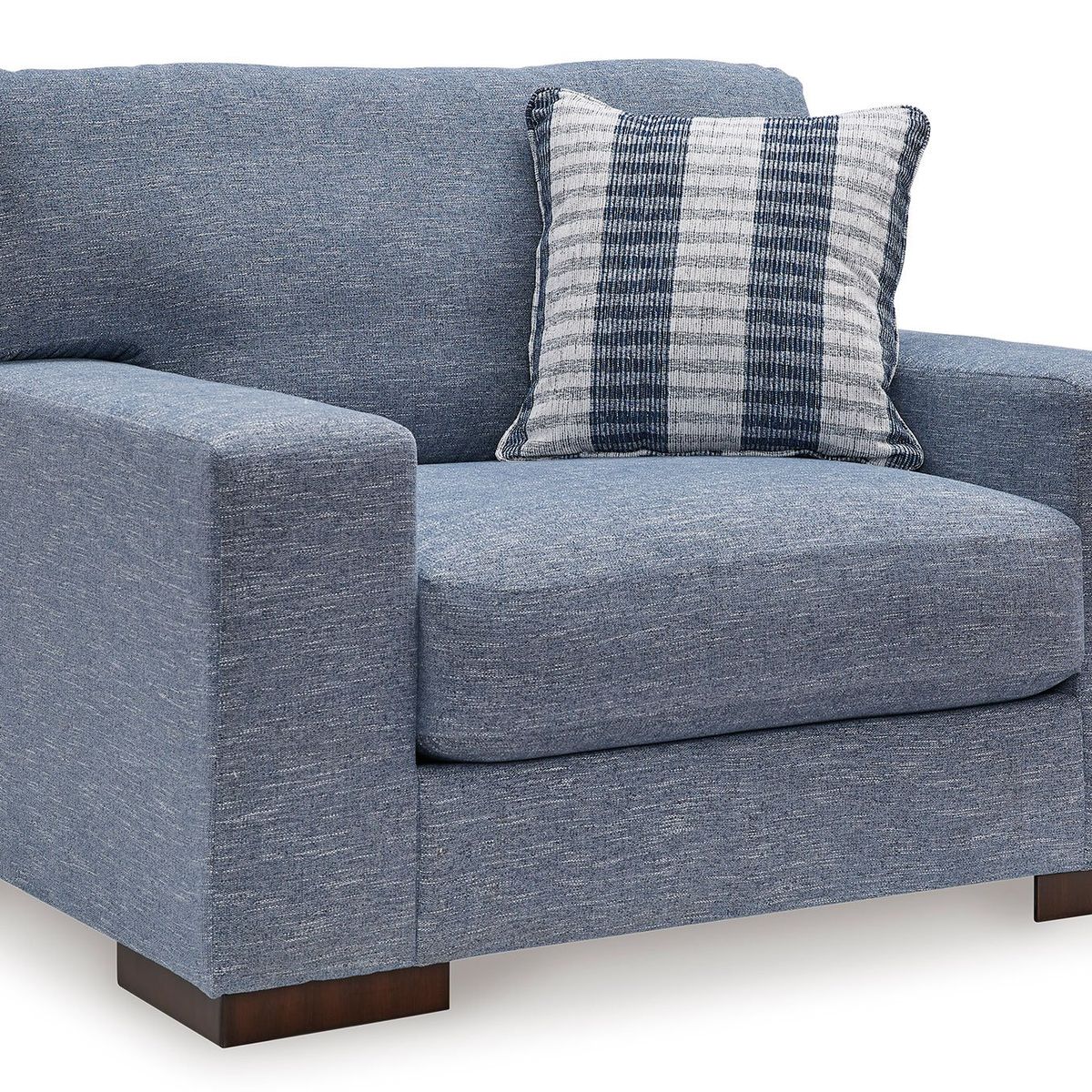 ASHLEY - Sofá 1 cuerpo Nuvella denim lavable