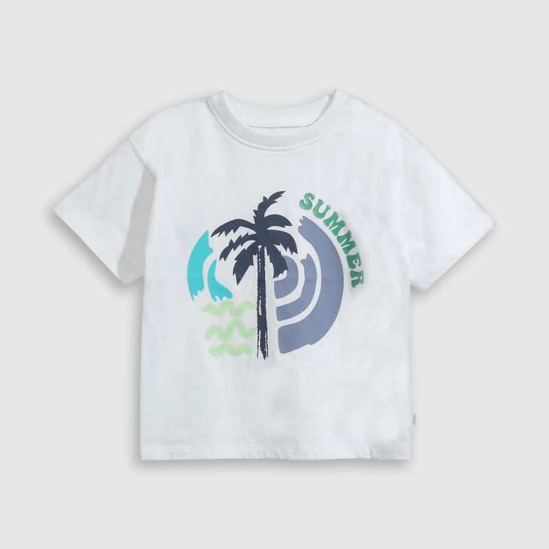 COLLOKY - Polera Niño Blanco 55039 Colloky