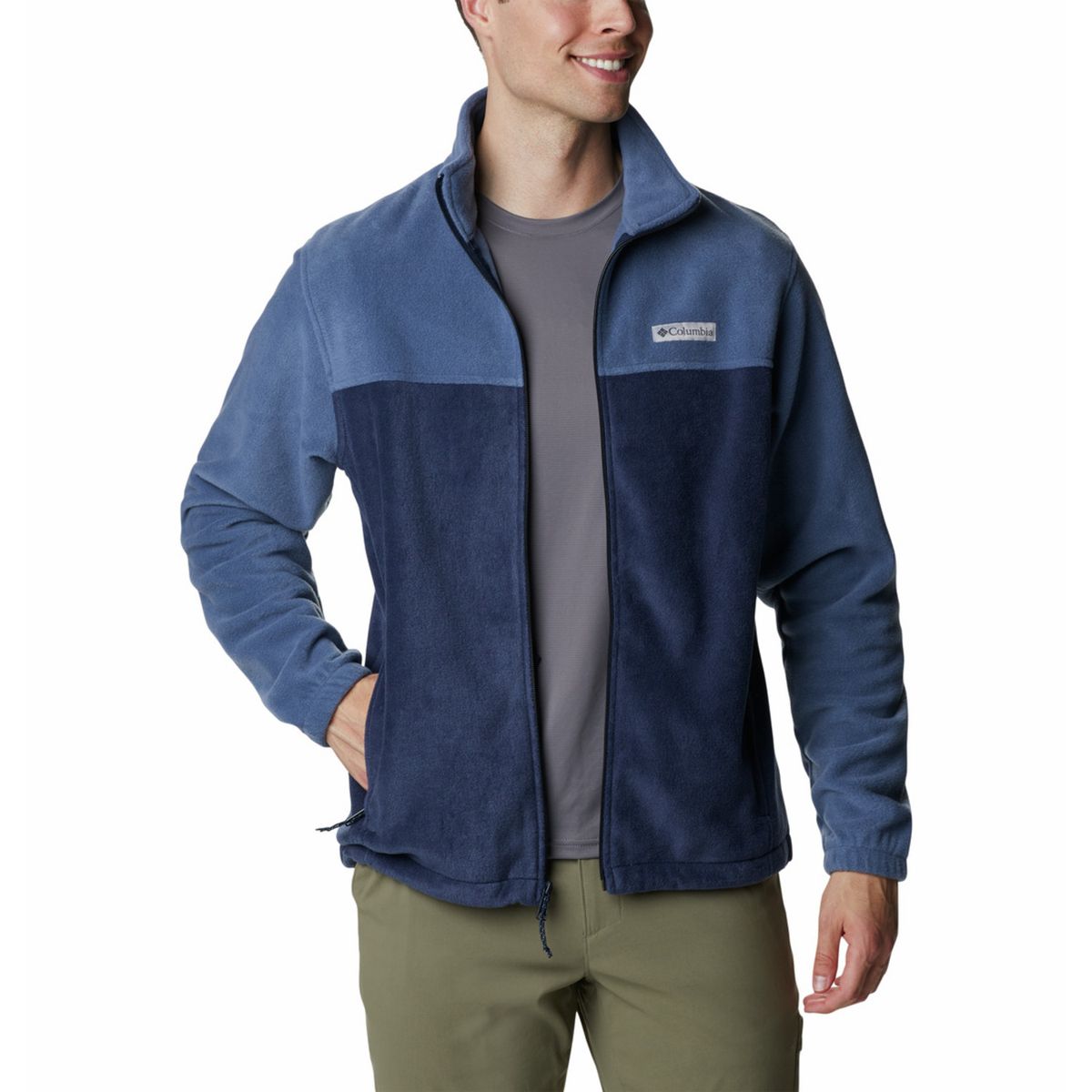 COLUMBIA - Polar Hombre Steens Mountain 2.0 Full Zip Azul COLUMBIA