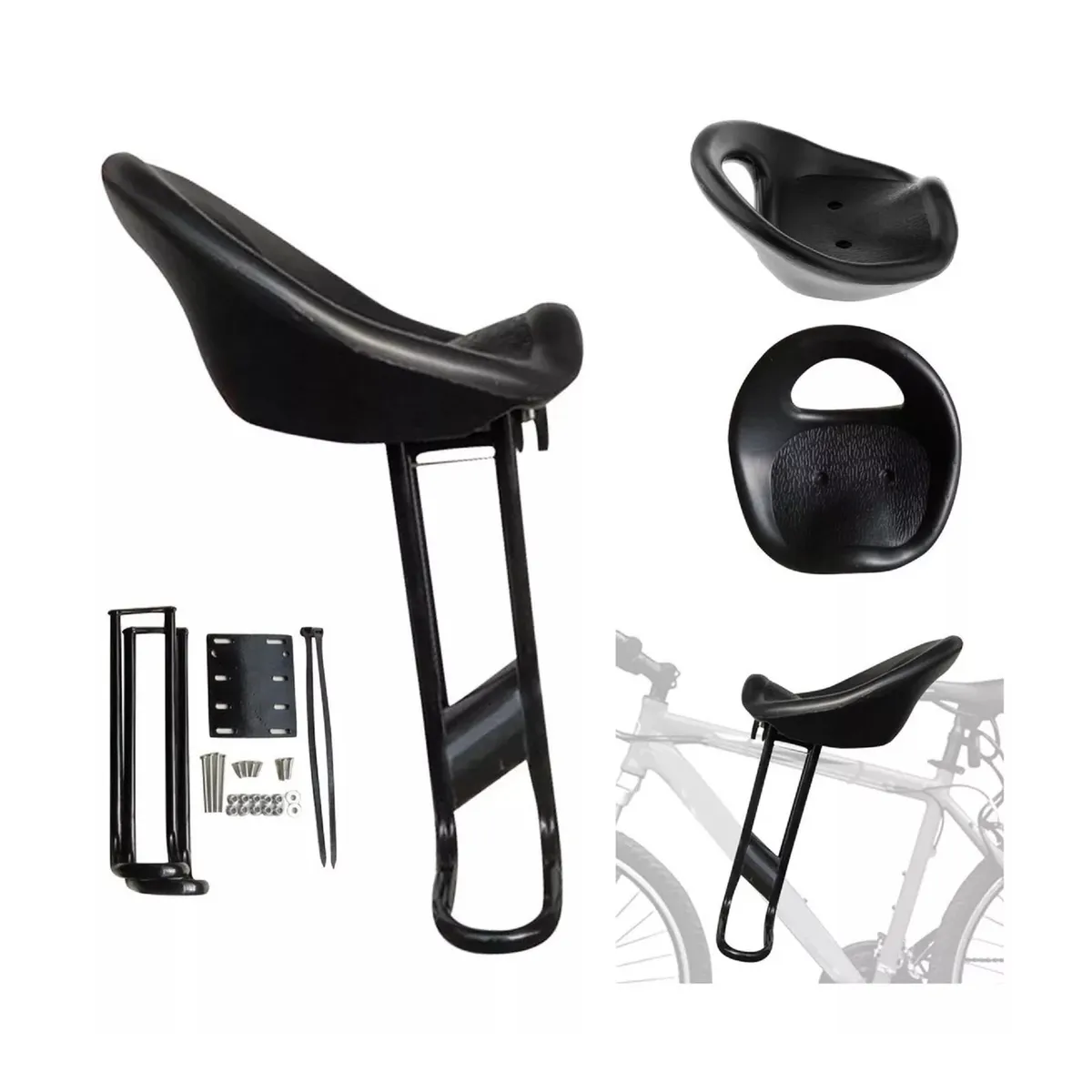 GENERICO - Asiento Delantero Silla De Bebe Bicicleta