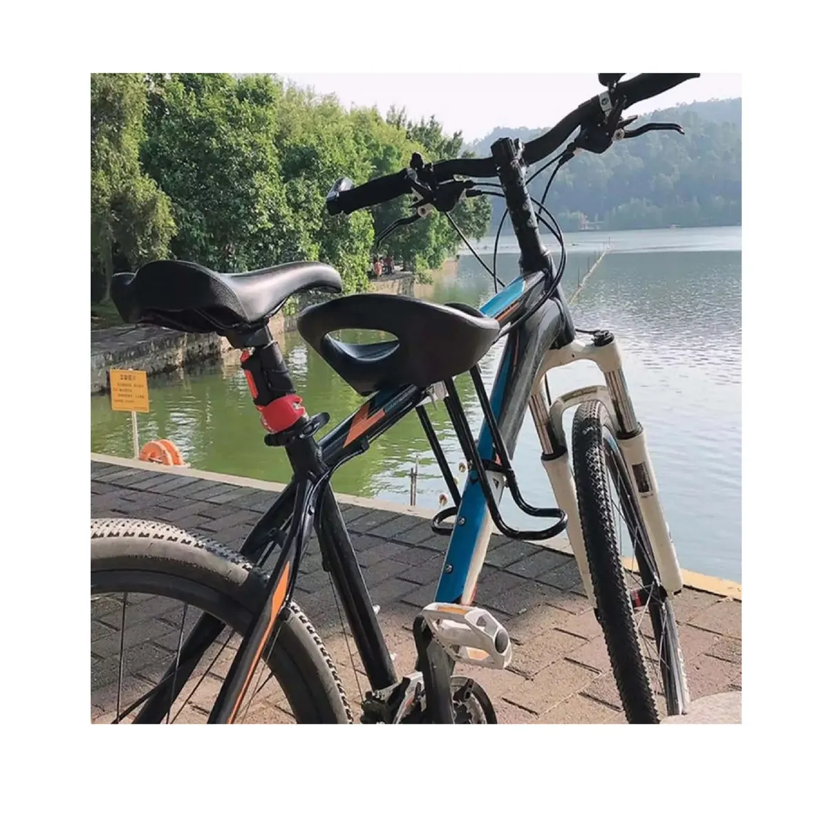 GENERICO - Asiento Delantero Silla De Bebe Bicicleta