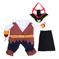 GENERICO - Disfraz Gato Halloween Disfraz Pirata Perro Mascotas S