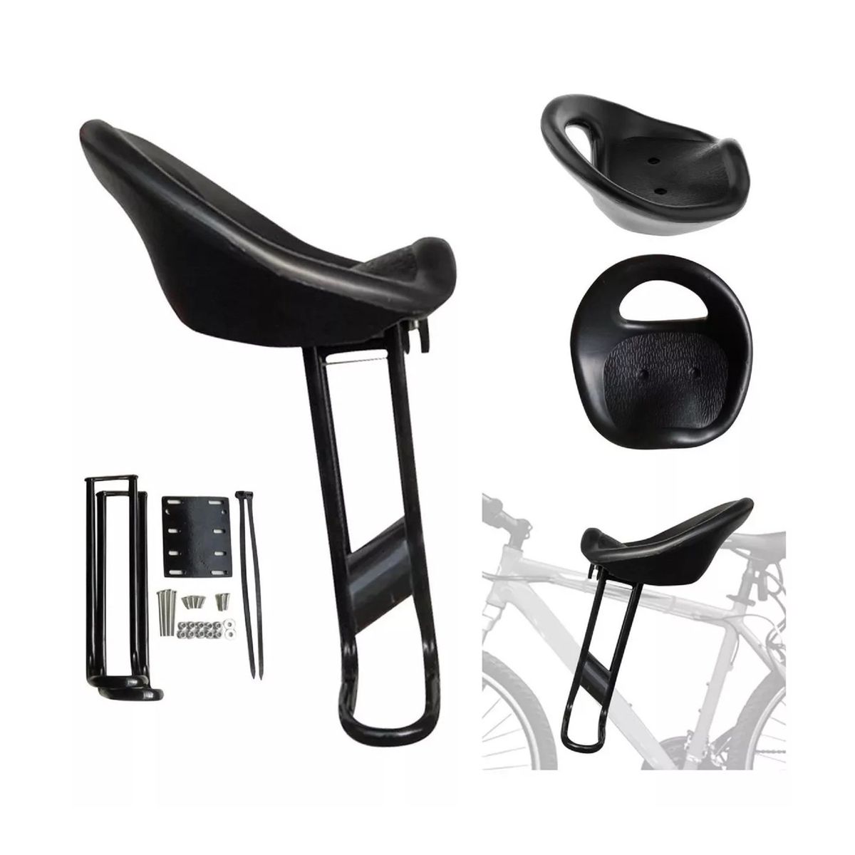 GENERICO - Asiento Delantero Silla De Bebe Bicicleta
