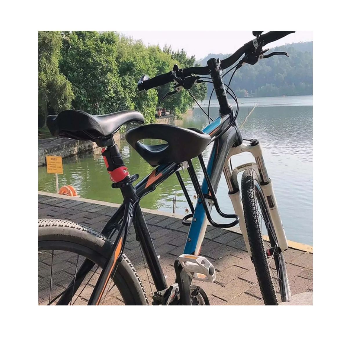 GENERICO - Asiento Delantero Silla De Bebe Bicicleta