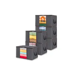 GENERICO - 6 Unidades Organizador De Bolsas Almacenamiento De Ropa 60L