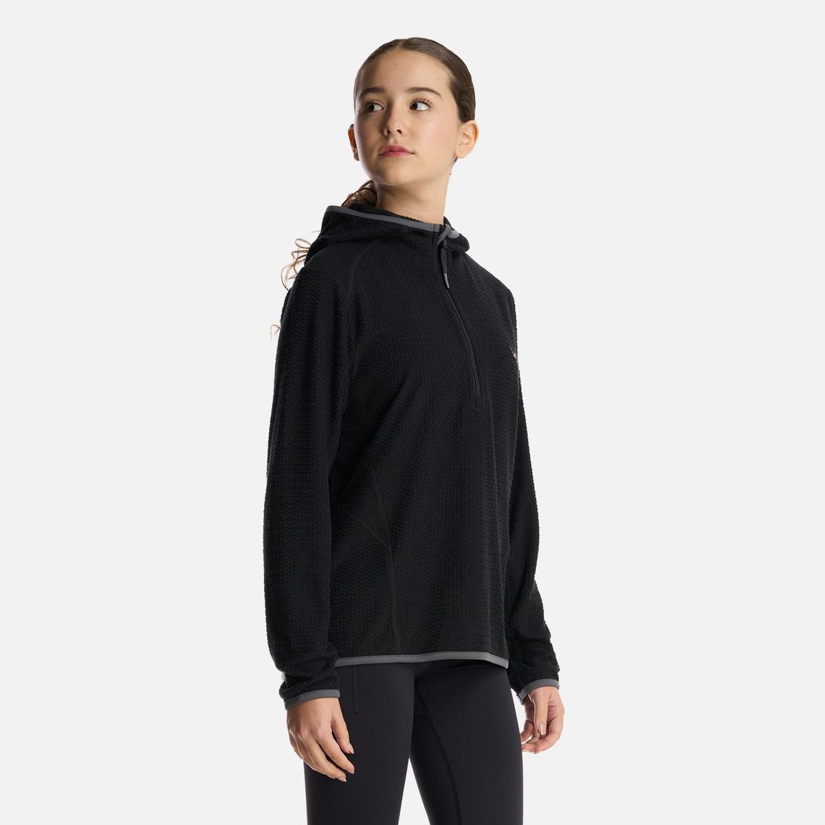 LIPPI - Polerón Teen Girl Mild Nano-F 14 Zip Hoody Negro Lippi