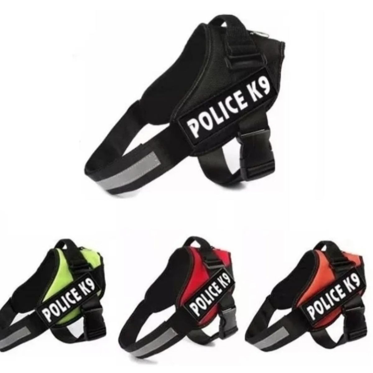 GENERICO - Arnés para perro K9 Police color Rojo