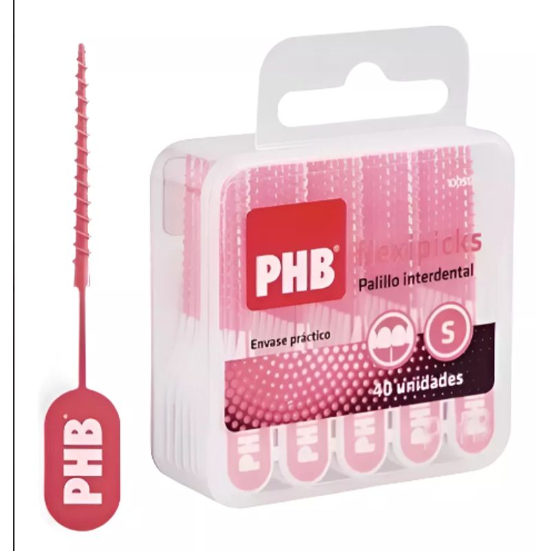 PHB - Palillo Phb Interdental Flexipicks Recto 40 Unidades