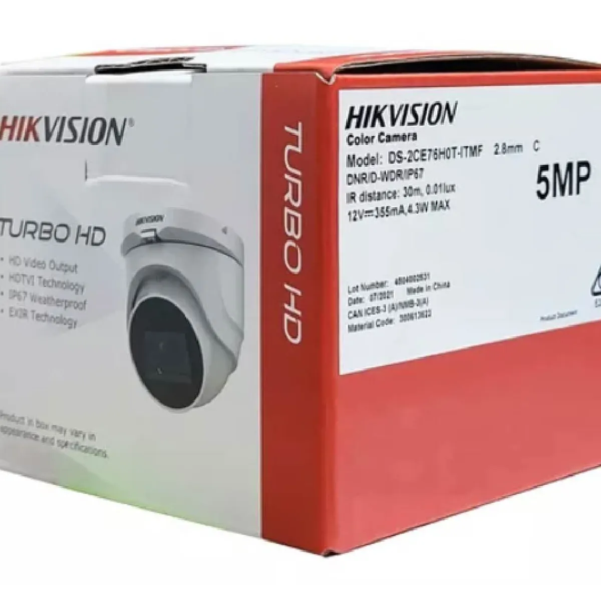 HIKVISION - CAMARA DOMO HIKVISION 5MP FIXED TURRET