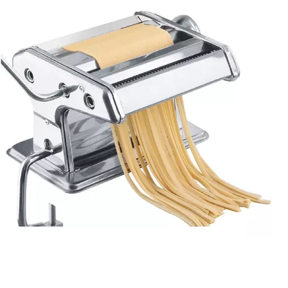 GENERICO - Maquina Manual De Pastas Acero Inoxidable Color Plateado