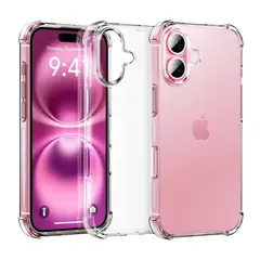 CELLBOX - Carcasa Antigolpe Transparente para iPhone 16 Plus