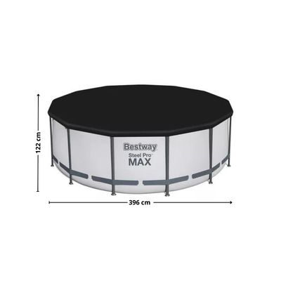 Imagen 2 del producto Piscina estructural redonda +Bomba+Cobertor+Escalera