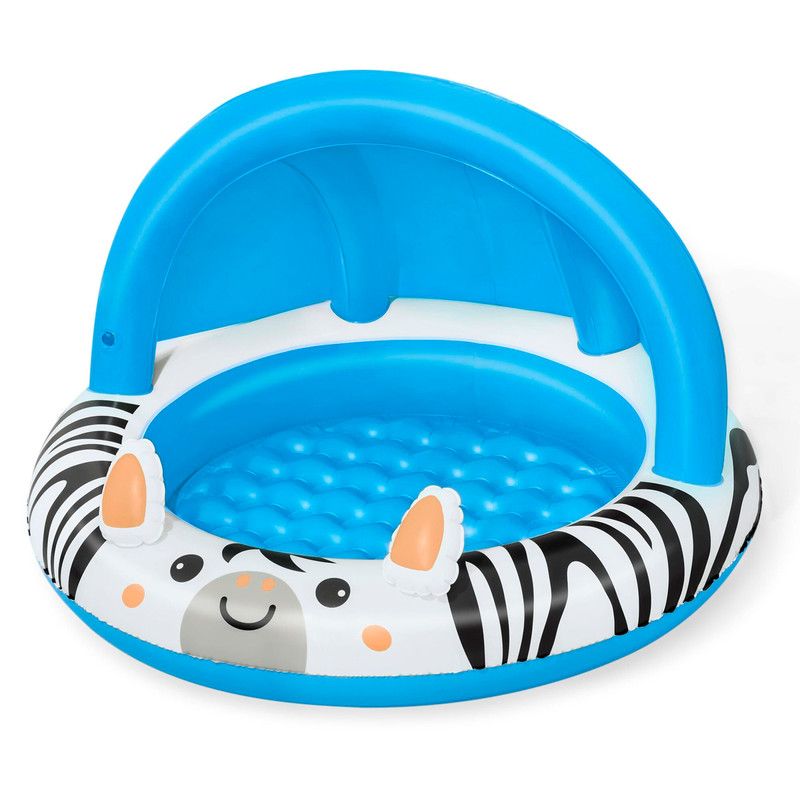 BESTWAY - Piscina inflable Bebe con techo Safari 97x66cm Bestway