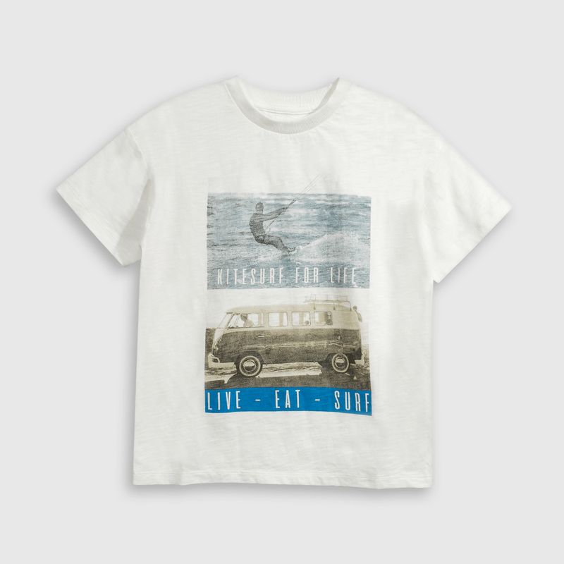 COLLOKY - Polera Niño Blanco 55040 Colloky